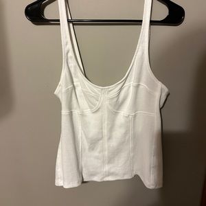 White tank top